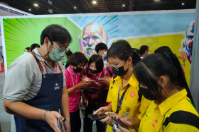 บรรยากาศในงานมหกรรมวิทยาศาสตร์และเทคโนโลยีแห่งชาติ ประจำปี 2 ... พารามิเตอร์รูปภาพ 36